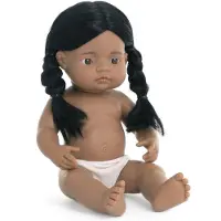 Miniland Native American Boy Baby Doll 38 Cm Beige Kinderen