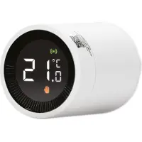 Alecto Smart ZigBee radiatorthermostaat, wit, compatibel met Tuya