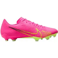 Nike Zoom Mercurial Vapor 15 Academy Gras / Kunstgras Voetbalschoenen (MG) Felroze Geel Lichtgroen