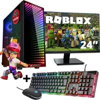 Screenon - Gaming Set - Roblox Bee Wrangler Hero - V1 (GamePC + 24 Inch Monitor + Toetsenbord + Muis)
