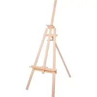Springos Schildersezel | Hangemaakt | Tot 175 cm Hoogte | 175 x 58 x 92 cm