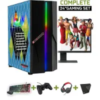 Screenon - Complete Sims 4 Gaming PC Set - X10749 - V1 ( Game PC X10749 + 24 Inch Monitor + Toetsenbord + Muis + Controller )