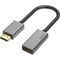 Hama 00200329, DisplayPort, HDMI, Mannelijk, Vrouwelijk, Recht, Recht