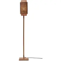 Good &Mojo Vloerlamp bhutan bamboe/zwart 20x20x145cm