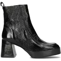 Red-Rag Boots 'Enkellaarsjes Hak' zwart