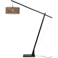 Good&Mojo &Mojo Vloerlamp java bamboe zwart/naturel 175x50x207cm