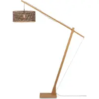 Good&Mojo Bamboe LED Staande Lamp Java | 1X E27 Max 60W | Natural/Black