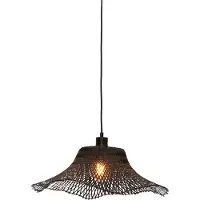 Good&Mojo Bamboe LED Hanglamp Ibiza | 1X E27 Max 60W | Black