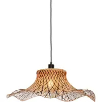 Good&Mojo &Mojo Hanglamp ibiza bamboe/zwart 65x65x20cm