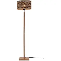 Good&Mojo &Mojo Vloerlamp java bamboe/zwart Ø32cm