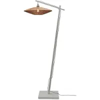 Good&Mojo Bamboe LED Staande Lamp Iguazu | 1X E27 Max 60W | White/Natural