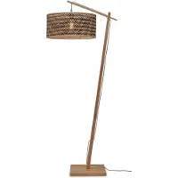 Good&Mojo Bamboe LED Staande Lamp Java | 1X E27 Max 60W | Natural/Black