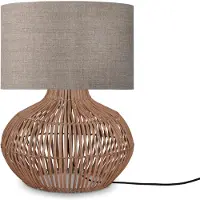 Good&Mojo LED Tafellamp Kalahari | 1X E27 Max 40W | Natural/Linen Dark