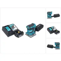 Makita DBO 484 RG1 Accuschuurmachine 18 V 112 x 102 mm + 1x accu 6.0 Ah + lader