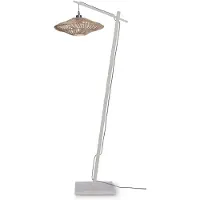 Good &Mojo Vloerlamp zanzibar bamboe/ rotan 63x40x150cm