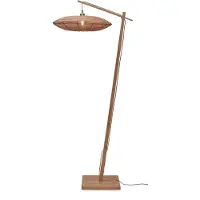 Good&Mojo Vloerlamp Tanami, hout licht, Woon-/ Eetkamer, Bamboe, vloerlamp hout