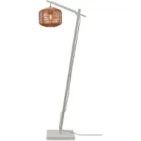 Good&Mojo Bamboe LED Staande Lamp Tanami | 1X E27 Max 60W | White/Natural