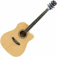 Pasadena SG028CE Natural Dreadnought elektro-akoestische gitaar