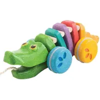 PlanToys Regenboorg Krokodil