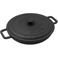 Skottsberg - Cast Iron Braadpan 31,5 cm rond met deksel
