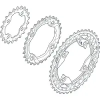 Shimano kettingblad 22t deore / slx fc-m612 22t-an