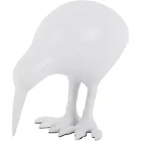 Present Time Decoratie Statue Kiwi Bird Metal Matt White