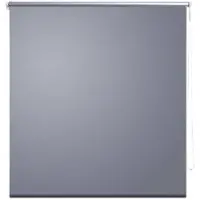 vidaXL Rolgordijn verduisterend 164,4 x 175 cm stofbreedte 160 cm grijs