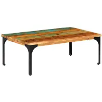 vidaXL Salontafel 100x60x35 cm massief gerecycled hout