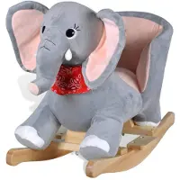 vidaXL Éléphant à bascule pour bébés80072
