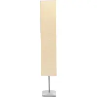vidaXL Vloerlamp met stalen voet, 135 cm, beige