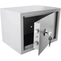 De Raat Protector Universal 2S Kluis - Sleutelslot - Incl. verankeringsmateriaal - Lichtgrijs