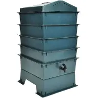 vidaXL - Wormenbak 4-laags - 42x42x60 - cm