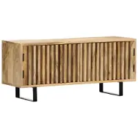 vidaXL TV-kast, 90x30x40 cm, massief mangohout