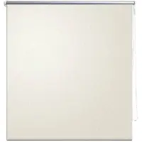 vidaXL Rolgordijn verduisterend 84,4x230 cm gebroken wit