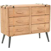 vidaXL Ladekast 91x35x73 cm massief vurenhout