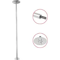vidaXL Hoogwaardige dansstang voor pole dance, 45 mm diameter, verstelbare hoogte 224 - 275 cm