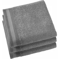 De Witte Lietaer Handdoek Contessa Steel Grey (50 x 100 cm) (set van 3)
