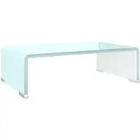 vidaXL Tv-meubel/monitorverhoger 40x25x11 cm glas groen groen