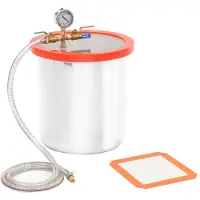 vidaXL Vacuümkamer 18,9 L roestvrij staal