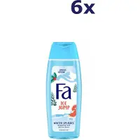 Fa 6x Douchegel – Winter Splashes Ice Jump Grapefruit 250 ml