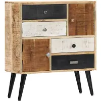 vidaXL Dressoir 70x30x78 cm massief mangohout