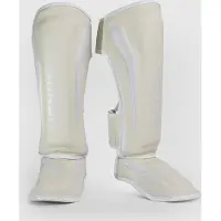 Venum Elite Kickboks Scheenbeschermer Wit Wit Gear - L