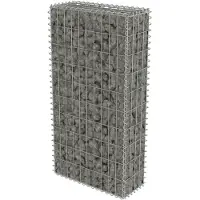 Super Merchant Schanskorfmuur met deksels 50x20x100 cm gegalvaniseerd staal