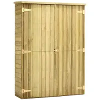 vidaXL Tuinschuur 123x50x171 cm geïmpregneerd grenenhout