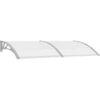 vidaXL Deurluifel 200x100 cm PC grijs