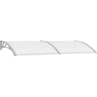 vidaXL Deurluifel 240x100 cm PC grijs