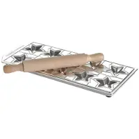 Gsd Haushaltsgeräte GSD Ravioliform "Ravioli Stelline", mit Teigrolle 88 040
