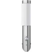 vidaXL Buitenlamp RVS Enego met sensor