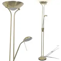 vidaXL Vloerlamp LED dimbaar 23 W
