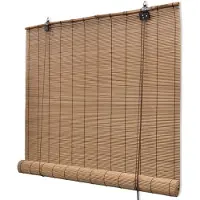 vidaXL Rolgordijn Bamboe 150 x 220 cm bruin online kopen